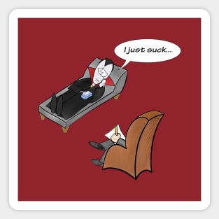 In therapy: count dracula Magnet